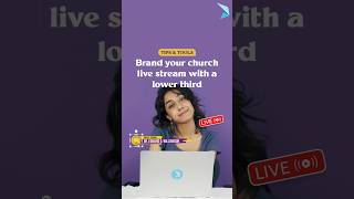 Upgrade your church live streams Adding a lower third made easy ⛪ [upl. by Adnolay]