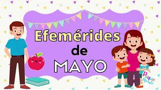 Efemérides de MAYO🤱👨‍🏫💗 [upl. by Walls]