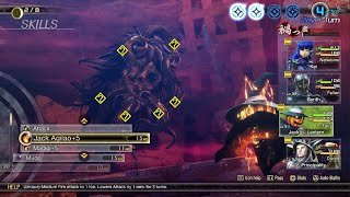 SHIN MEGAMI TENSEI V Vengeance  Lahmu Boss Fight Canon Of Creation [upl. by Icrad]