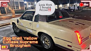 My 2500 1986 Oldsmobile Cutlass Supreme Brougham Is Immaculate [upl. by Messab436]