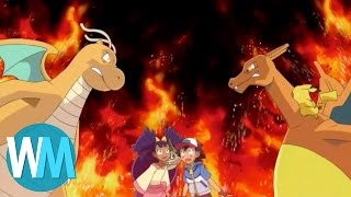 Another Top 10 Pokémon Battles from the Animated Show [upl. by Ettesus]