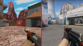 CS 16 vs CSS vs CSGO  Nuke [upl. by Lodi]