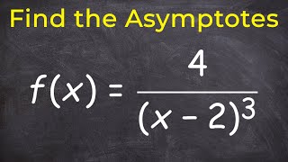 Find the vertical and horizontal asymptotes [upl. by Deina]