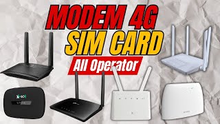 7 REKOMENDASI MODEM ROUTER WIFI SIM CARD 4G TERBAIK SAAT INI [upl. by Adnopoz]