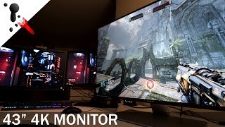 ViewSonic VX43804K Review 10bit IPS 43quot Monitor [upl. by Nnaeilsel802]