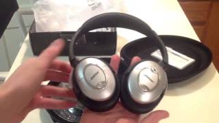 Review  Bose QuietComfort 15 Acoustic Noise Cancelling Headphones QC15 [upl. by Nerra]