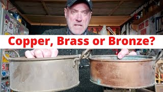 How To Identify Copper Brass amp Bronze [upl. by Maitund]