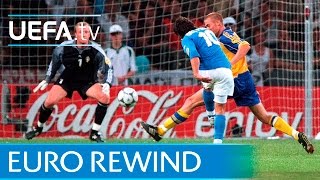 EURO 2000 highlights Italy 21 Sweden [upl. by Ahsrat]