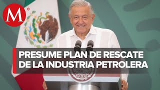 En EU la gasolina cuesta el doble que en México AMLO [upl. by Wenona27]