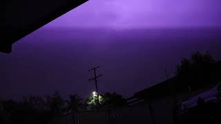 descent thunder storm 1312024 kallangur brisbane  pt2 [upl. by Sion]