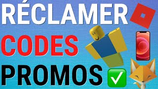 Comment Utiliser Les Codes Promos Roblox Sur Votre Portable [upl. by Iramaj]