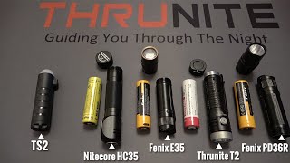 Which one is the best 21700 Battery for you Comparing ThruNite with Nitecore and Fenix [upl. by Yasdnil]