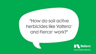 Ask A Nufarmer – How do soil active herbicides work [upl. by Acimat]