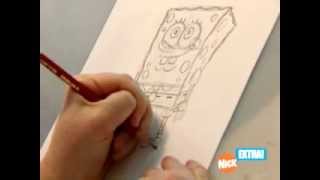 How To Draw SpongeBob SquarePants  Nickelodeon [upl. by Ahsitra]