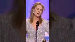 MERYL STREEP COMIC ACCEPTANCE SPEECH  GOLDEN GLOBE AWARDS 2003 [upl. by Nodnol]