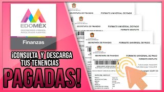 Como checar tenencias del Estado de mexico 2023 ACTUALIZADO  Descarga tus tenencias pagadas [upl. by Elleral]