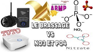 TUTO SUR LE BRASSAGE CONTRE NITRATE ET PHOSPHATE NO3 ET PO4 AQUARIUM RÉCIFAL [upl. by Edaj]