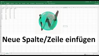 Excel Neue Zeile oder Spalte einfügen mehrere auf einmal [upl. by Saidel]