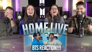 BTS quotHOME Live on the Tonight Showquot Reaction  A fun song with an awesome message 😊  Couples React [upl. by Kcired791]