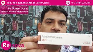 How To use Mite permethrin Cream [upl. by Eidlog295]