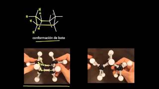 Confomaciones del ciclohexano [upl. by Suiradel679]