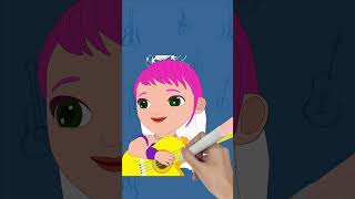 🎵 Finger Family Rhyme   Fun Kids Song  Pretty Princess Magic 👨‍👩‍👦‍👦🎉✨ [upl. by Raf]