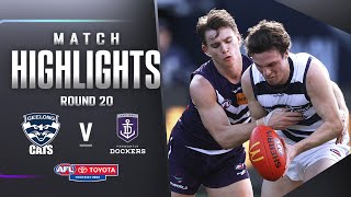 Geelong Cats v Fremantle Highlights  Round 20 2023  AFL [upl. by Faires]