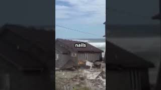 Beach Houses Collapse Into the Sea in Rodanthe North Carolina Amid Severe Erosion [upl. by Yk895]