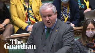 Ian Blackford told to leave Commons after saying Johnson had lied about Covid lockdown parties [upl. by Heiner753]