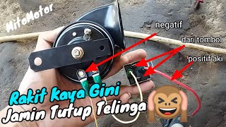 Tutorial Cara Pasang Klakson Keong  Relay dan Fuse [upl. by Ettenhoj563]