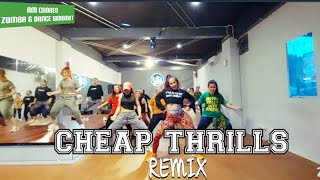 CHEAP THRILLS  REMIX  ZUMBA amp DANCE WORKOUT CHOREO  RULYA MASRAH [upl. by Enileuqcaj91]