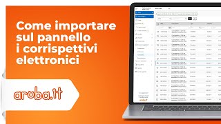 Come importare sul pannello i corrispettivi elettronici [upl. by Acysej]