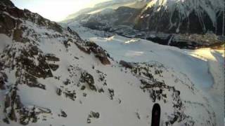 Speed Riding  Aiguille du Midi North Face [upl. by Kirimia716]