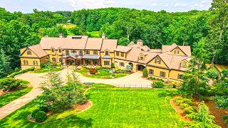 Inside a magnificent 8500000 luxury lakefront estate in Georgia [upl. by Esmerolda]