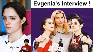 Evgenia Medvedeva new interview  why did Alina win [upl. by Alisa]