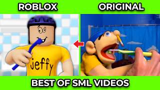 SML Movie vs SML ROBLOX 1 HOURS OF BEST SML VIDEOS  Side by Side 10 [upl. by Flavia389]