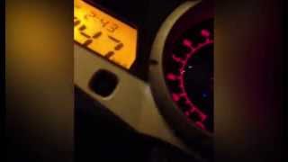 Honda CBF 1000 FA Run out of Fuel on Freeway 240 kmh [upl. by Lleret]