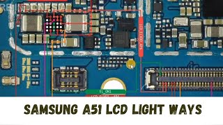 Samsung a51 display light problem and solutionsshort diagrammobile [upl. by Agosto251]