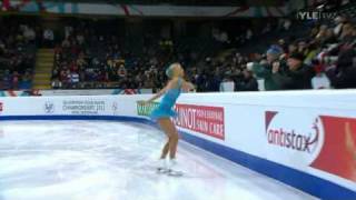 Kiira Korpi  Short Program  2011 European Figure Skating Championships [upl. by Aver]