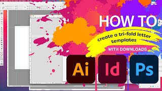 How to create a trifold brochure template  Adobe® Illustrator® InDesign® Photoshop® FREE TEMPLATES [upl. by Cantu]