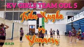 KV GIRLS TEAM ODL 5 101124 Tribu Sugbo vs Slammers [upl. by Aikyt]