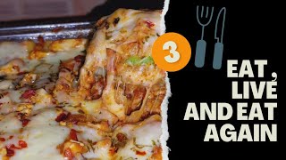 Lasagne Satisfying Layering and Assembling Satisfying Video  Smokey Chicken Lasagne World of we 3 [upl. by Airat372]