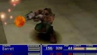 FFVII  Level 6 Barret vs Guard Scorpion No Items [upl. by Jabon]