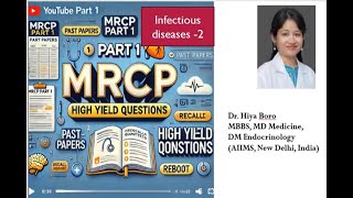 Infectious diseases for MRCP Part 1 Lecture 2MCQS [upl. by Eugene]