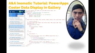 PowerApps Tutorial  Cooler Gallery Data Display with HTMLText  AampA Inomatic [upl. by Dumas]