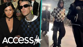 Travis Barker’s Son Landon Gets Love From Kourtney Kardashian amp Family at Fashion Show [upl. by Vinny]