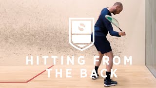 Squash TipsampTricks Moving and hitting from the back corners [upl. by Izy]