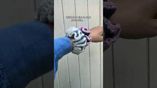 easy crochet scrunchie tutorial for absolute beginners is up and ready for YOU 🩵 crochet [upl. by Cally]