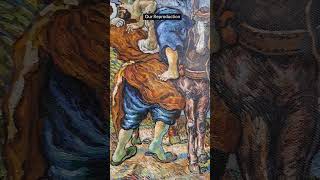 The good Samaritan after Delacroix  Van Gogh Oil Painting Reproduction [upl. by Elleniad]