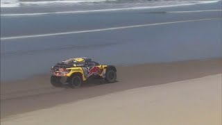 Loeb gana la quinta etapa del Dakar [upl. by Flossie]